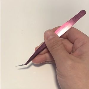 Unique Lashes long nose lash tweezer for lashing